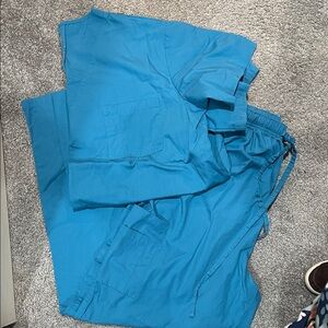 2XL women’s scrubs set teal